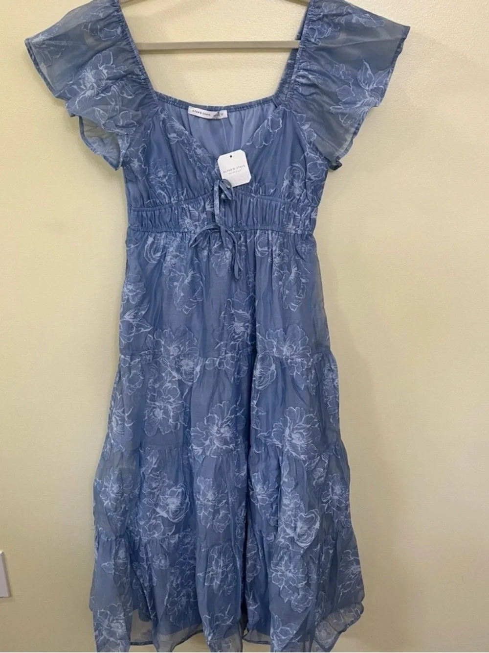 NEW Altar’d State Blue Maxi Dress Size Small, Medium, Large Available - Picture 2 of 6